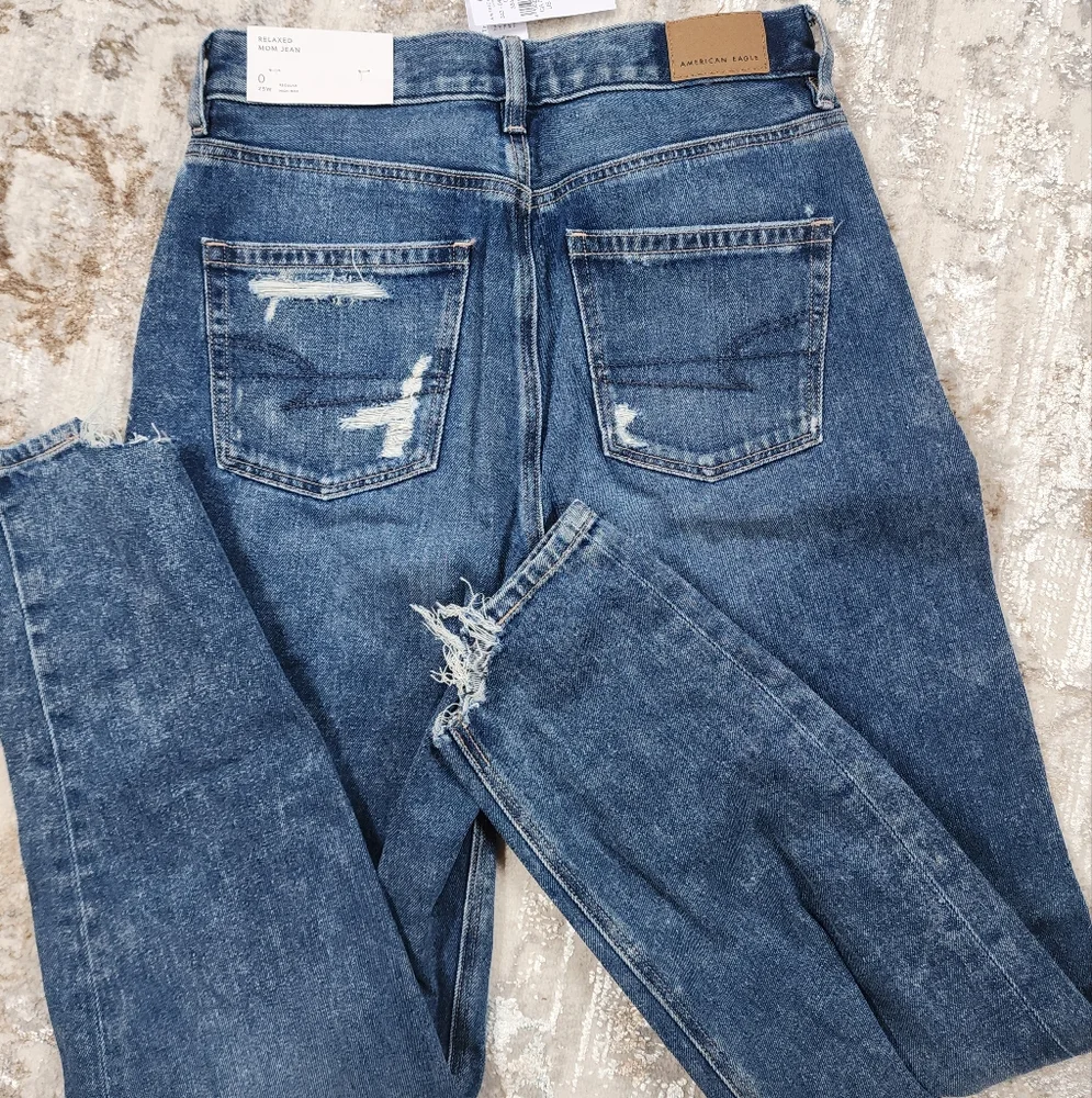 American Eagle Blue Women's Jeans - Picture 3 of 3